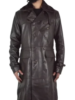 Mens Double Breasted Trench Coat