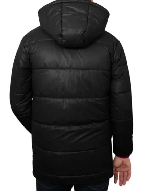 Mens Hooded Parka Jacket Back