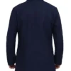Navy Blue Over Coat Back
