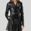 Vintage Long Leather Coat