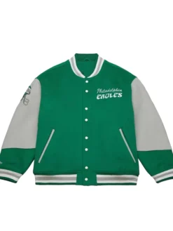 90s Eagles Letterman Varsity Jacket