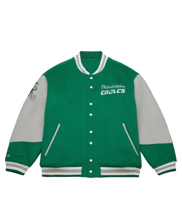 90s Eagles Letterman Varsity Jacket
