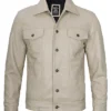 Beige Trucker Jacket