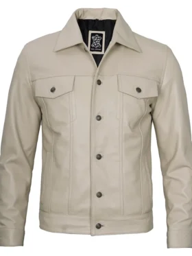 Beige Trucker Jacket