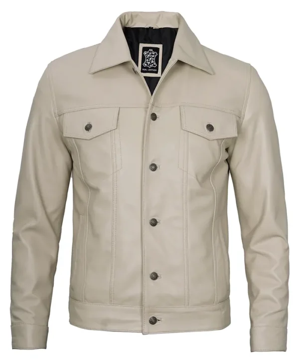 Beige Trucker Jacket