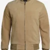 Camel Bomber Jacket
