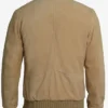 Camel Bomber Jacket Back