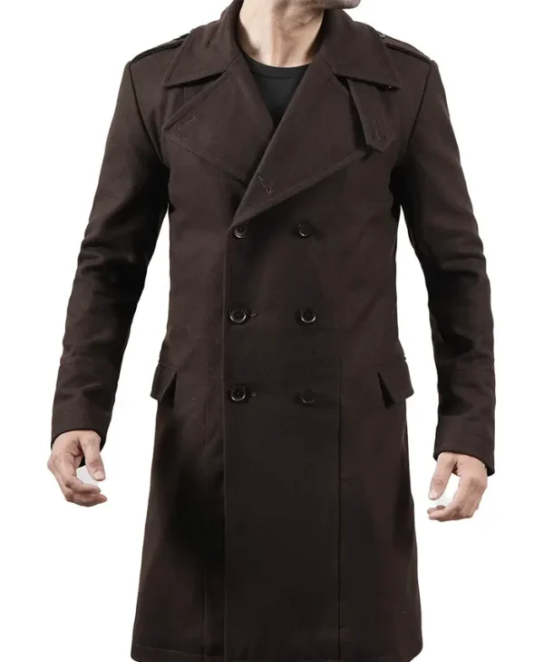 Chocolate Brown Long Coat