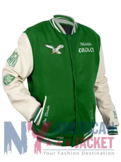 Eagles Philadelphia Green Full-Snap Jacket