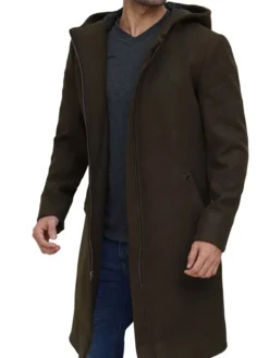 Green Wool Coat Mens