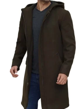 Green Wool Coat Mens