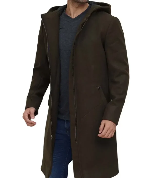 Green Wool Coat Mens