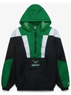 Jason Kelce Podcast Eagles Starter Hooded Jacket