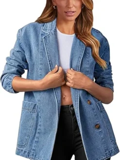 Mid Length Denim Jacket