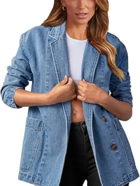 Mid Length Denim Jacket