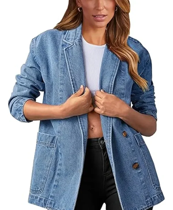 Mid Length Denim Jacket