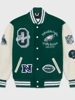 OVO Philadelphia Eagles Letterman Varsity Jacket