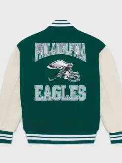 OVO Philadelphia Eagles Letterman Varsity Jacket For Sale