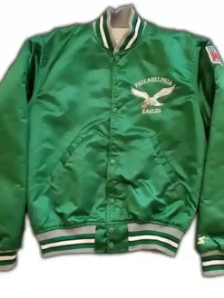 Philadelphia Eagles Green And White Jacket