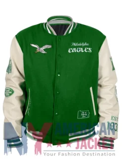 Philadelphia Eagles Green Full-Snap Jacket