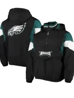 Philadelphia Eagles Starter Half Zipper Hooded Jacket