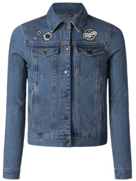 Stegaro Blue Denim Jacket Front