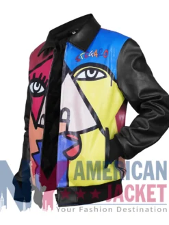 Stegaro Bomber Vintage Cubism Jacket