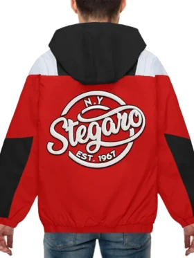 Stegaro Half Zip Hooded Jacket Back