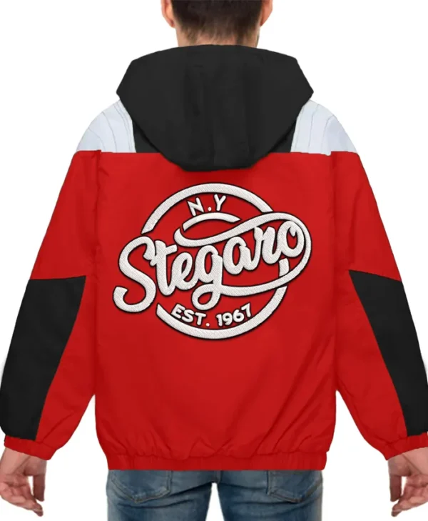 Stegaro Half Zip Hooded Jacket Back