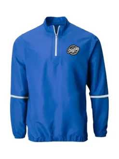 Stegaro Half Zip Up Blue Jacket