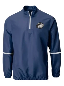 Stegaro Half Zip Up Navy Blue Jacket