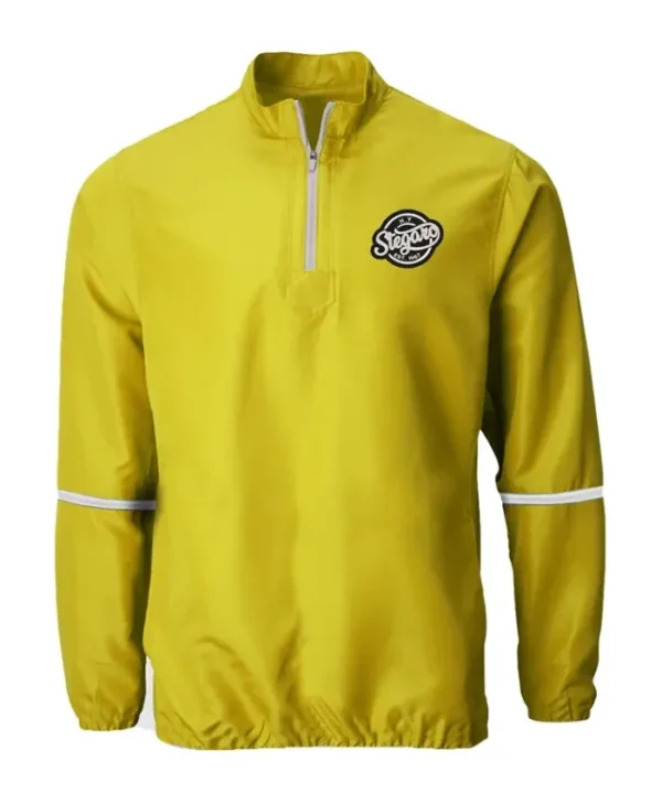 Stegaro Half Zip-Up Yellow Jacket