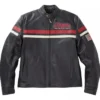 Stegaro Motorcycle Black Leather Jacket