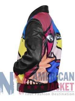 Stegaro Vintage Bomber Cubism Jacket