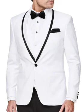 White And Black Tuxedo Jacket