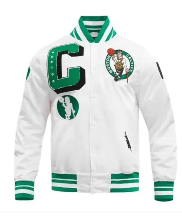 Boston Celtics Mashup Classic Satin Jacket