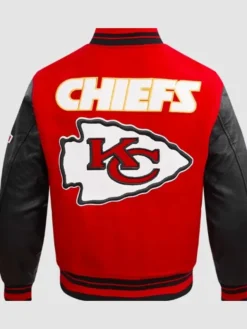 KC Chiefs Retro Classic Red And Varsity Jacket