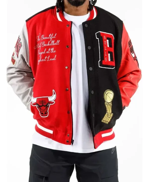 NBA Chicago Bulls Letterman Varsity Jacket