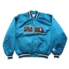 90’s San Jose Sharks Blue Satin Varsity Jacket