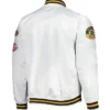 Aiyana Boston Bruins Hometown LW White Satin Jacket Back