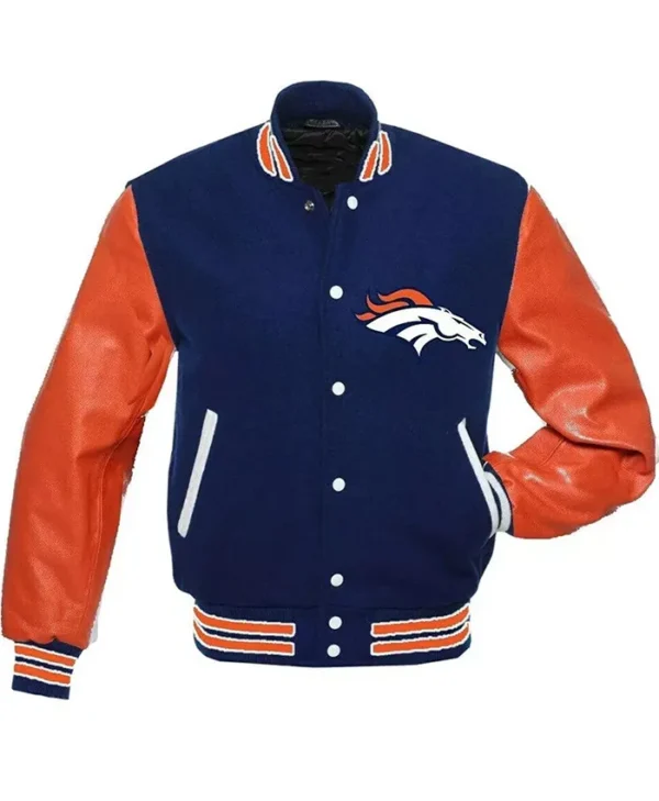 Altenwerth Denver Broncos Varsity Letterman Jacket