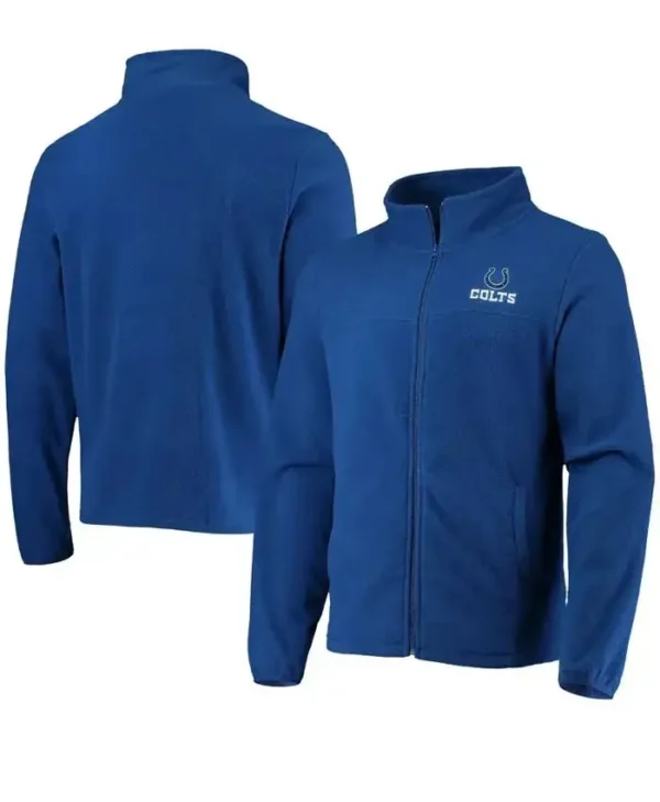 Altenwerth Indianapolis Colts Blue Zip Track Jacket