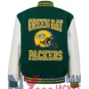 Aparecida Green Bay Packers Green Varsity Jacket