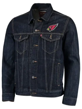 Arizona Cardinals Black Jean Jacket