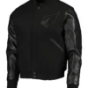 Arizona Cardinals Black Wool Letterman Jacket