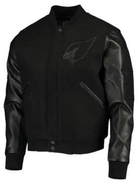 Arizona Cardinals Black Wool Letterman Jacket