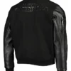 Arizona Cardinals Black Wool Letterman Jacket Back