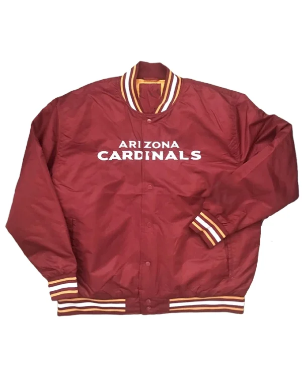 Arizona Cardinals Satin Varsity Jacket