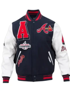Atlanta Braves World Series Wool Varsity Jacket