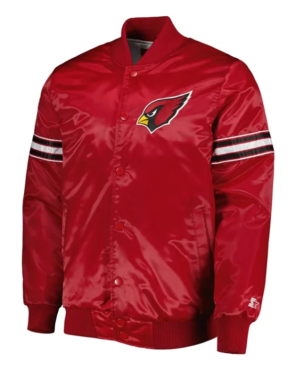Az Cardinals Cardinal Starter The Pick and Roll Satin Jacket